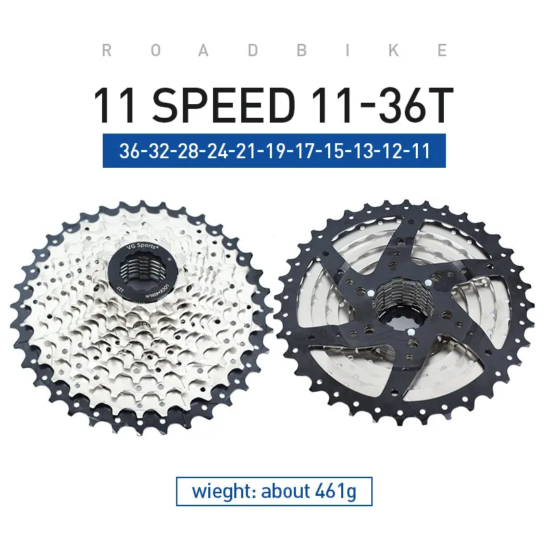 VG Sports MTB 11-Speed Steel Bicycle Cassette