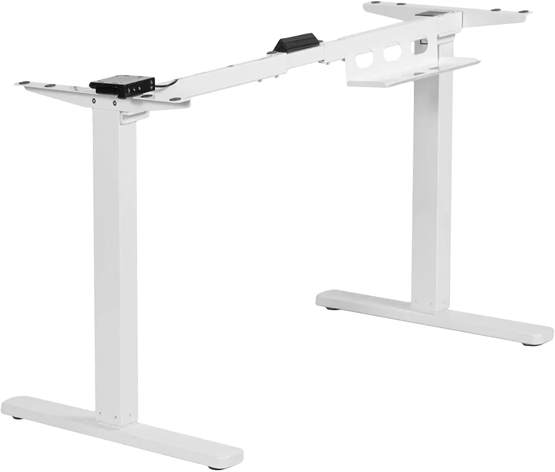 VIVO 37"-55" Electric Single Motor Desk Frame, DESK-EV00B,DESK-EV00W