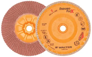 Walter 06B508 5" 80 Grit Spin-On Enduro-Flex Flap Disc