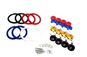 ZSPEC Quick Release Bumper Fastener Kit w/BLUE Catches & Colored Bands